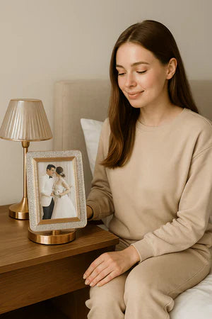 Crystal LED Photo Frame Lamp | مصباح إطار الصور الكريستالي LED