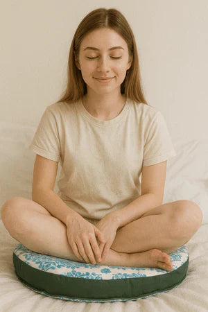 Boho Mandala Floor Cushion | وسادة أرضية بنقشة بوهيمية ماندالا